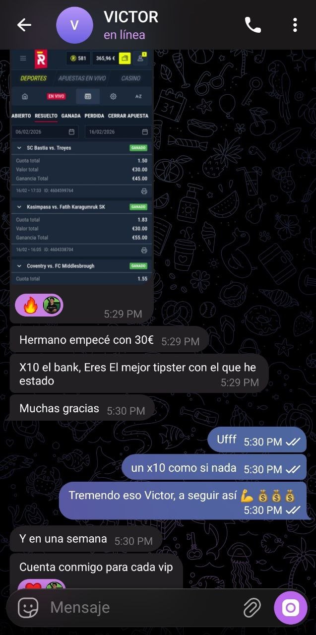 N7 Group VIP Telegram screenshot showing a multiplied bankroll